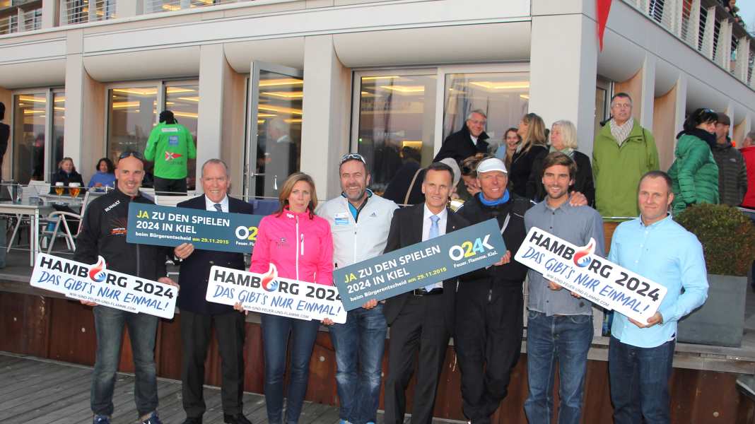 Candidatura olimpica: i velisti tedeschi si fanno pubblicità per le Olimpiadi