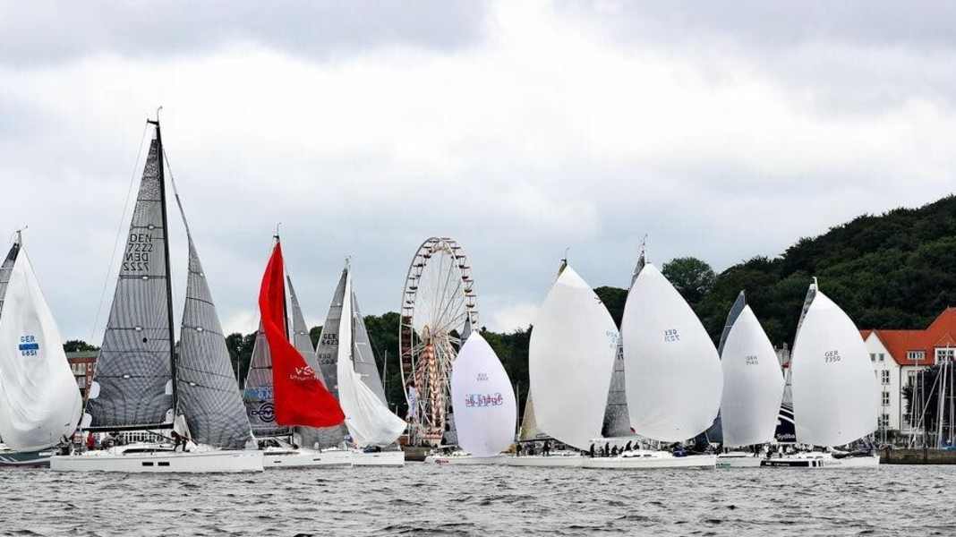 Semaine de Kiel : Welcome Race avec des obstacles