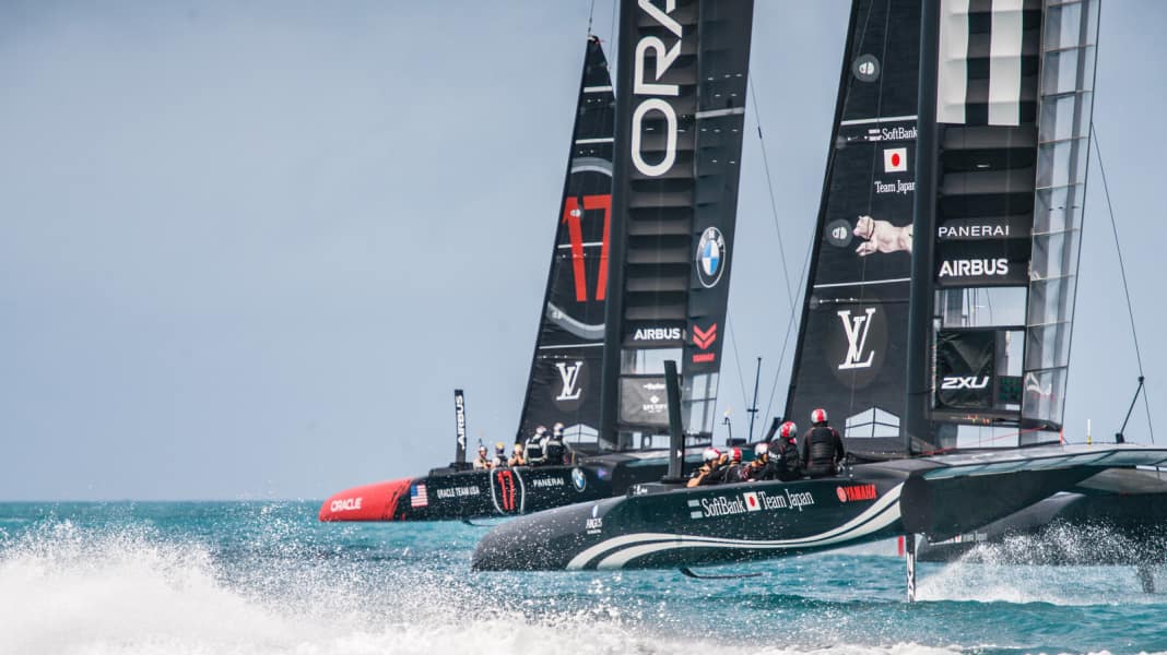America's Cup: Jimmy "fliegt" über Bord und die Kiwis sind in Spiellaune