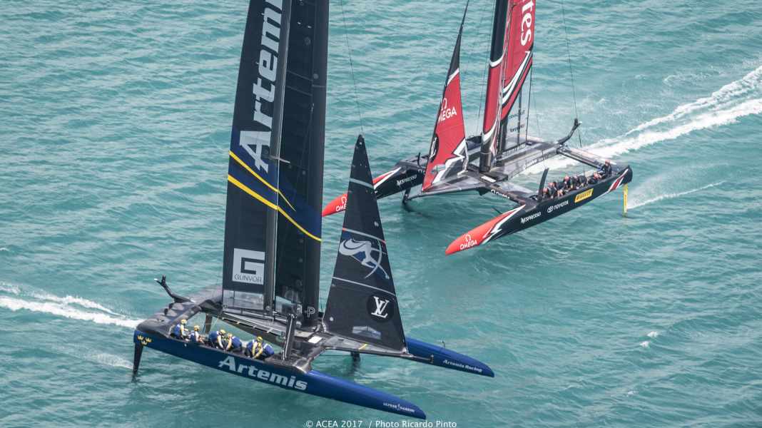 America's Cup: Bitter days for the British and a penalty thriller