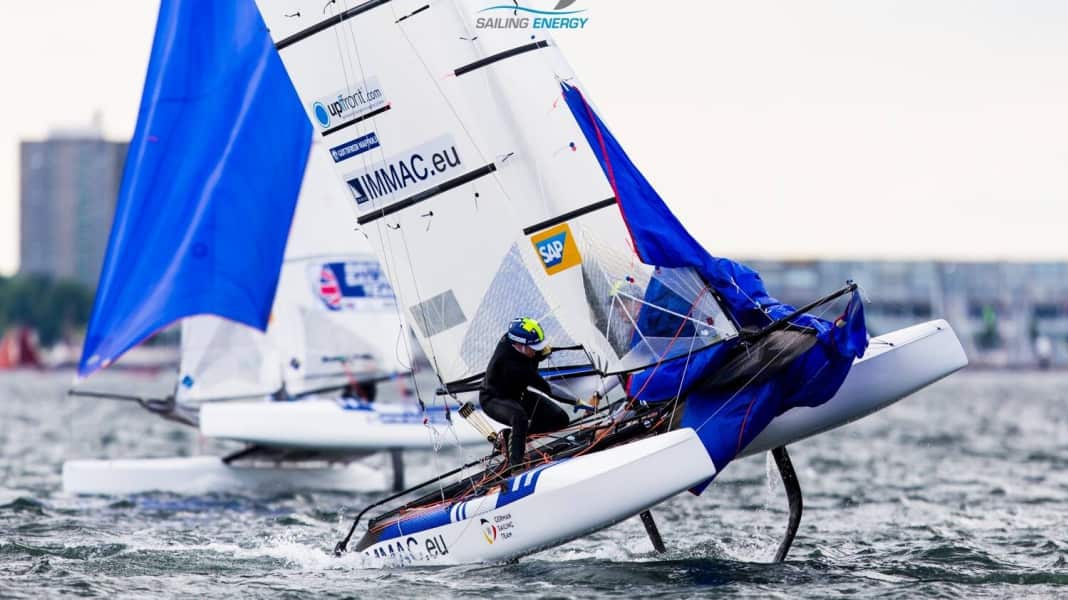 EM Nacra17, 49er & 49erFX: Gelungener EM-Auftakt für Kieler Crew Kohlhoff/Stuhlemmer