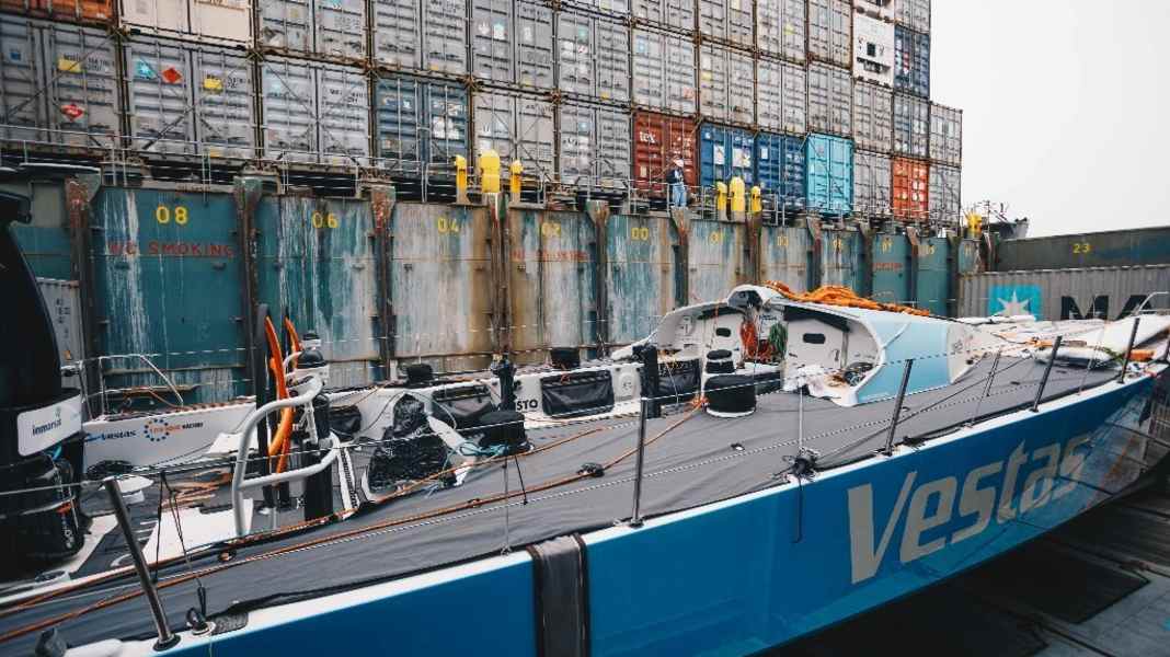 Volvo Ocean Race: nuova prua per Vestas: la barca blu perde anche la tappa 6