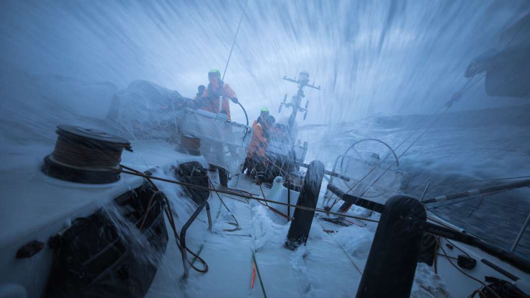 Volvo Ocean Race: "We could easily be mistaken for a submarine"