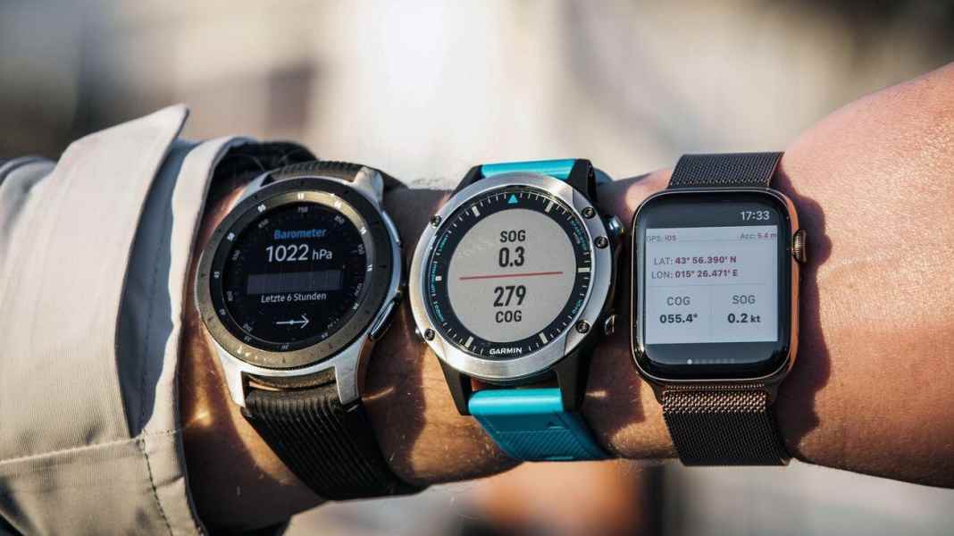 Technik: Smartwatches: Bootsdaten am Handgelenk