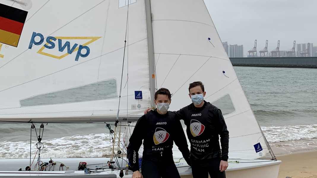 Segeln olympisch: Im Bann des Coronavirus: 470er-Segler in China
