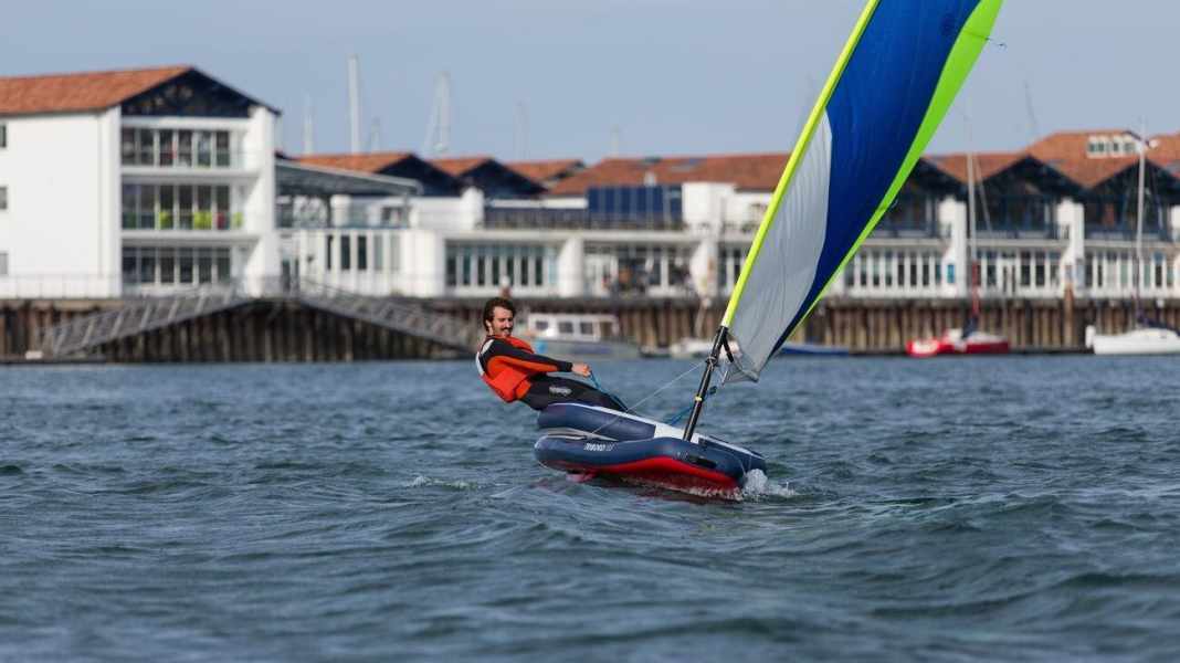 Spaßgerät: Das Segel-SUP