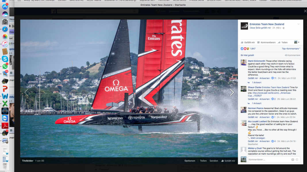 America's Cup: The Kiwis are coming