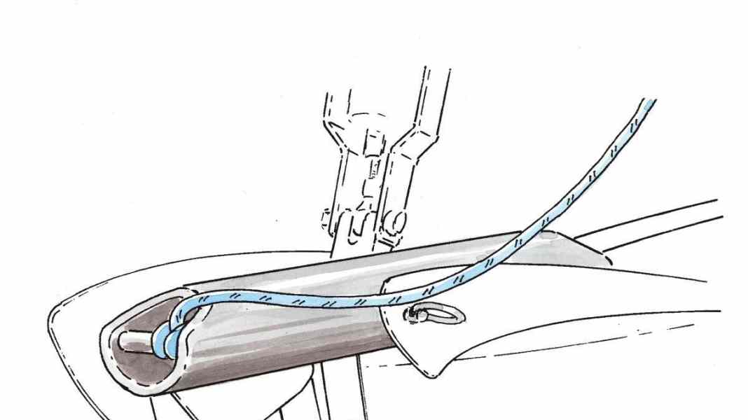Le conseil du lecteur de la semaine : un amarrage propre sur le balcon avant