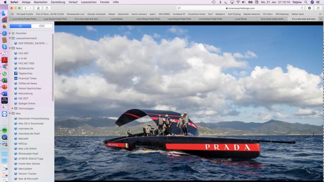 America's Cup: Italians put to the test: Mast breakage on "Luna Rossa"!