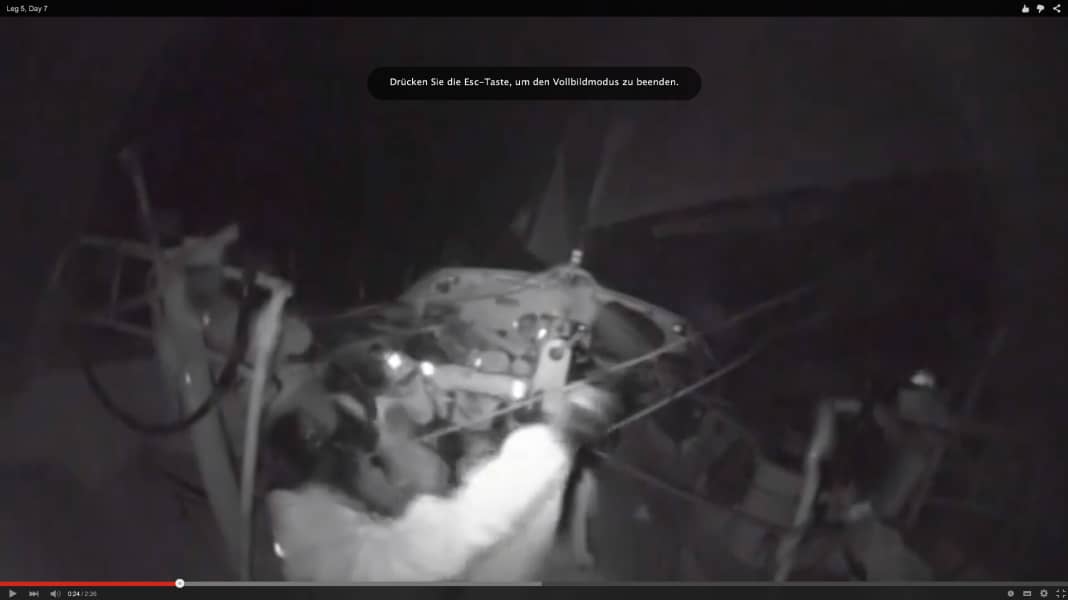 Volvo Ocean Race: Filmed: the patent jibe from Team SCA