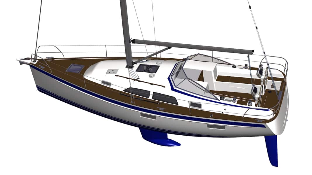 Hallberg-Rassy 340: Die neue HR-Generation im Aufbau