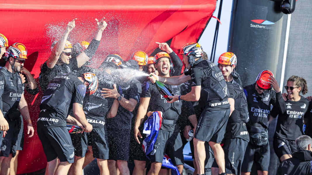 Regatta: America's Cup: Victory for the Men in Black
