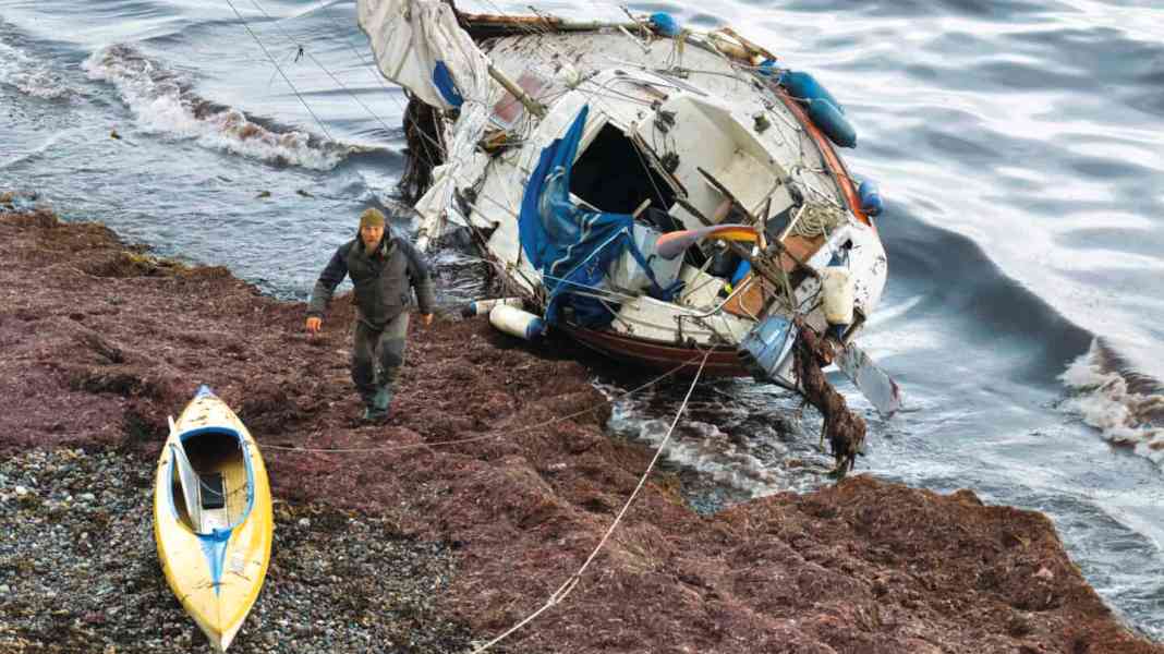 Havarie: Deutscher Segler strandet an der Küste Langelands