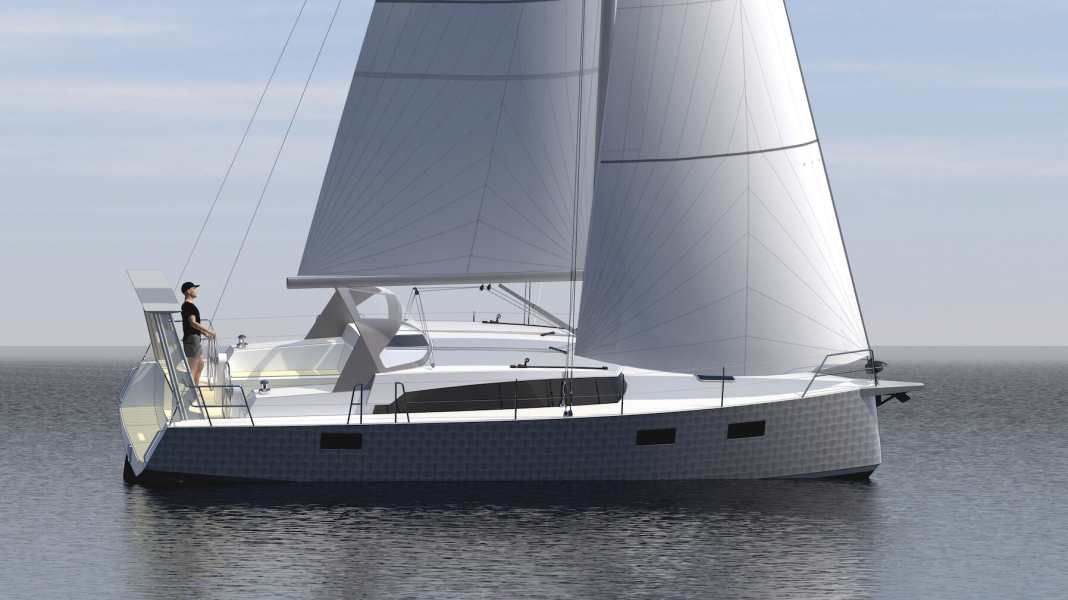 New yachts: Ovni 370: strong hull, pretty core
