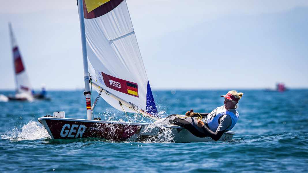 Grandiose Svenja-Weger-Gala zum Start der Olympia-Regatta: Plötzlich die Beste