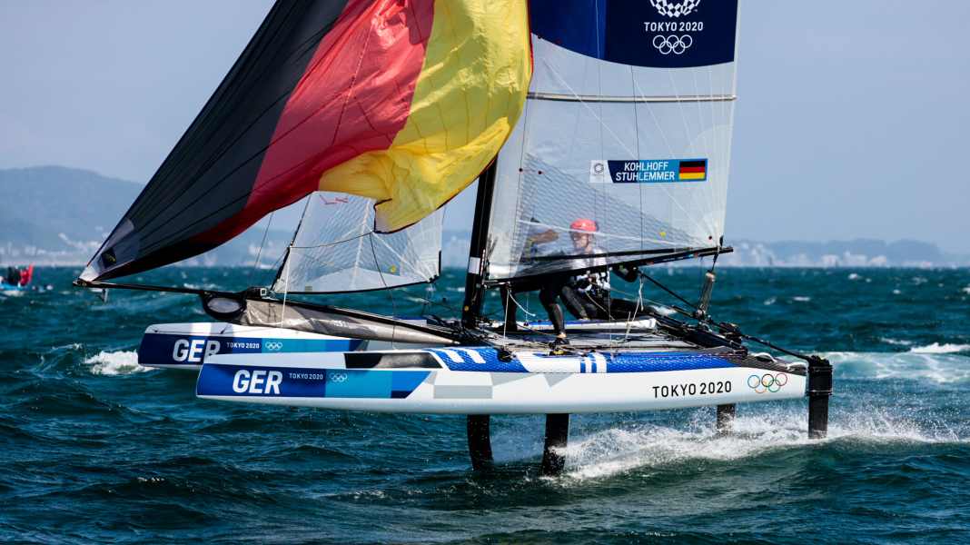 Olympic Games: German Nacra team shines ahead of Enoshima