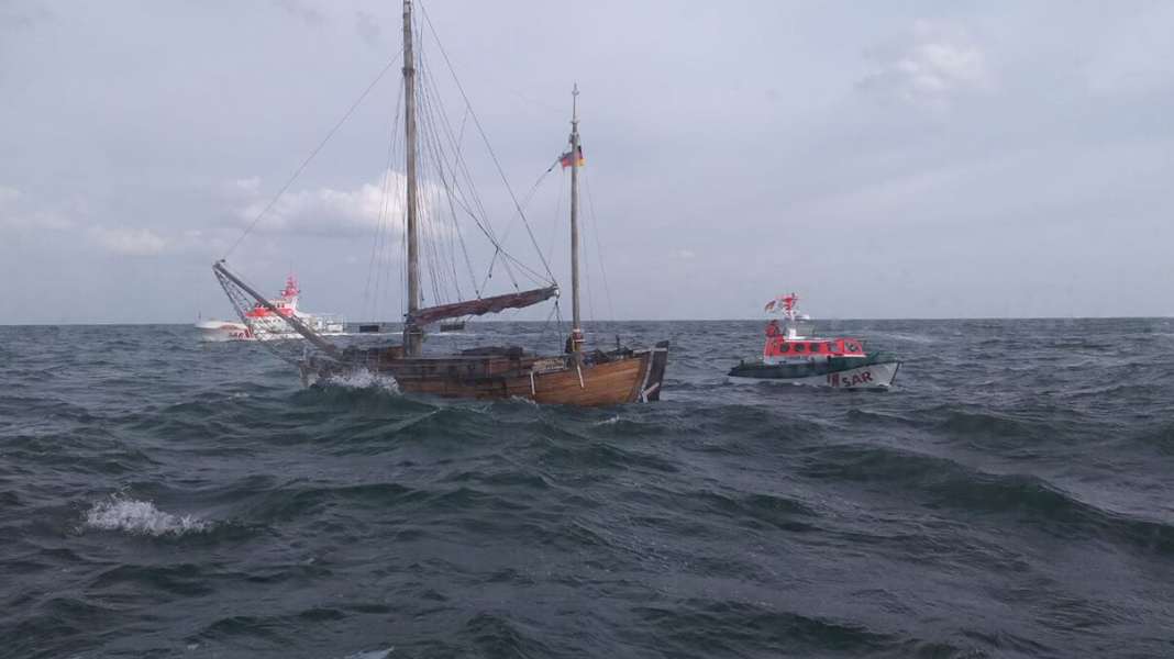 Distress at sea: Single-handed sailor rescued from sinking boat in the North Sea