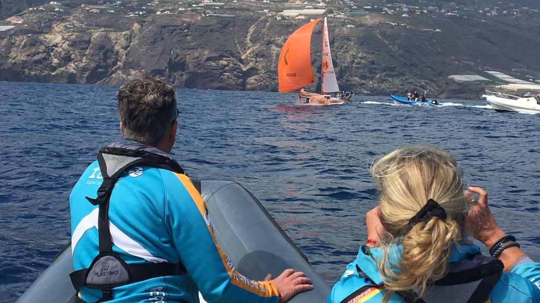 Regatta: Melwin Fink wins the first leg of the Mini-Transat!