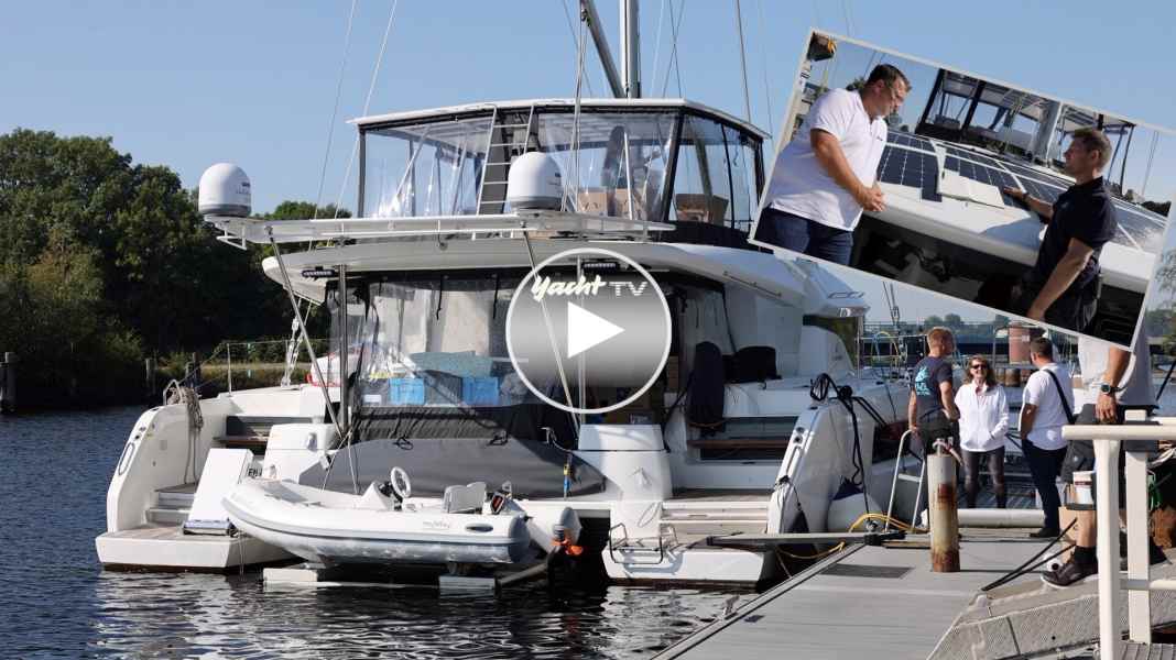 Autosufficienza a vela: Lagoon 50 riconvertito: una barca-ufficio di lusso!