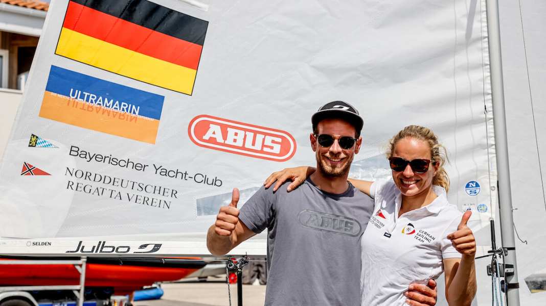 Zwei Podiumsplätze für das German Sailing Team in Frankreich: Top-Steuerfrau Wanser: "Wir waren richtig schnell"
