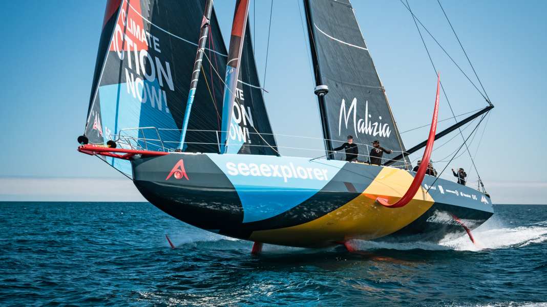 The Ocean Race : après les dégâts, de nouveaux foils pour "Malizia - Seaexplorer".