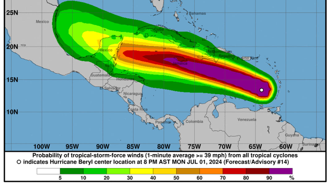 Ouragan Beryl : dégâts massifs dans les Caraïbes