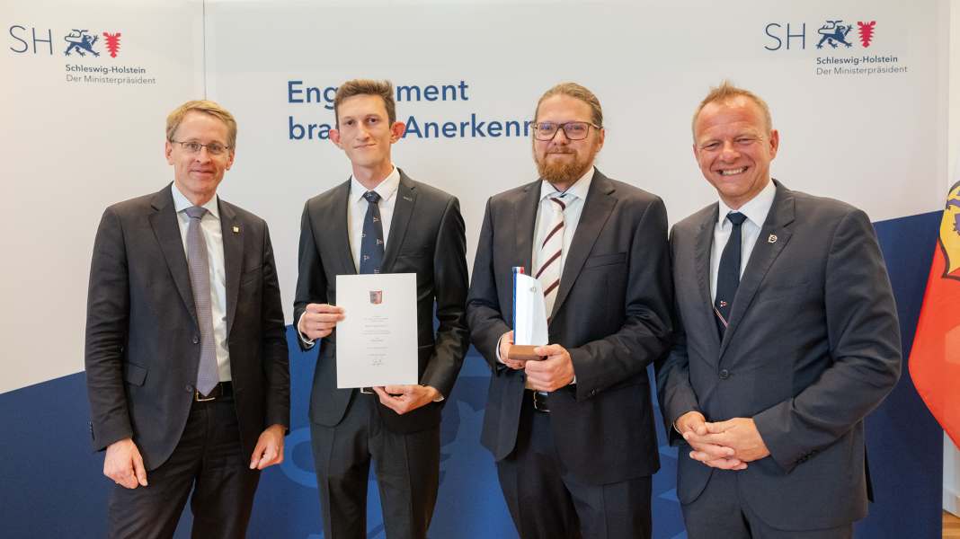 Blaues Band: Kieler Yacht-Club von Ministerpräsident Daniel Günther geehrt