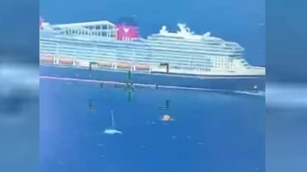 Emergenza in mare: una nave da crociera Disney salva un marinaio nel Triangolo delle Bermuda