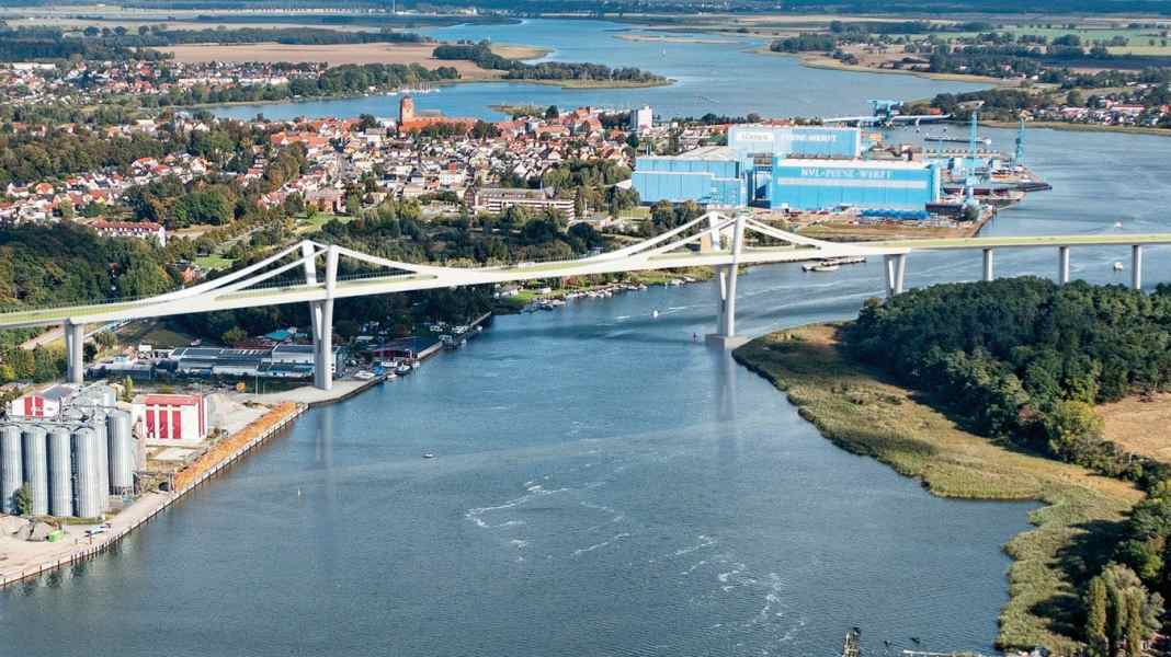 Mer Baltique : le pont du Peenestrom - une nouvelle construction spectaculaire arrive