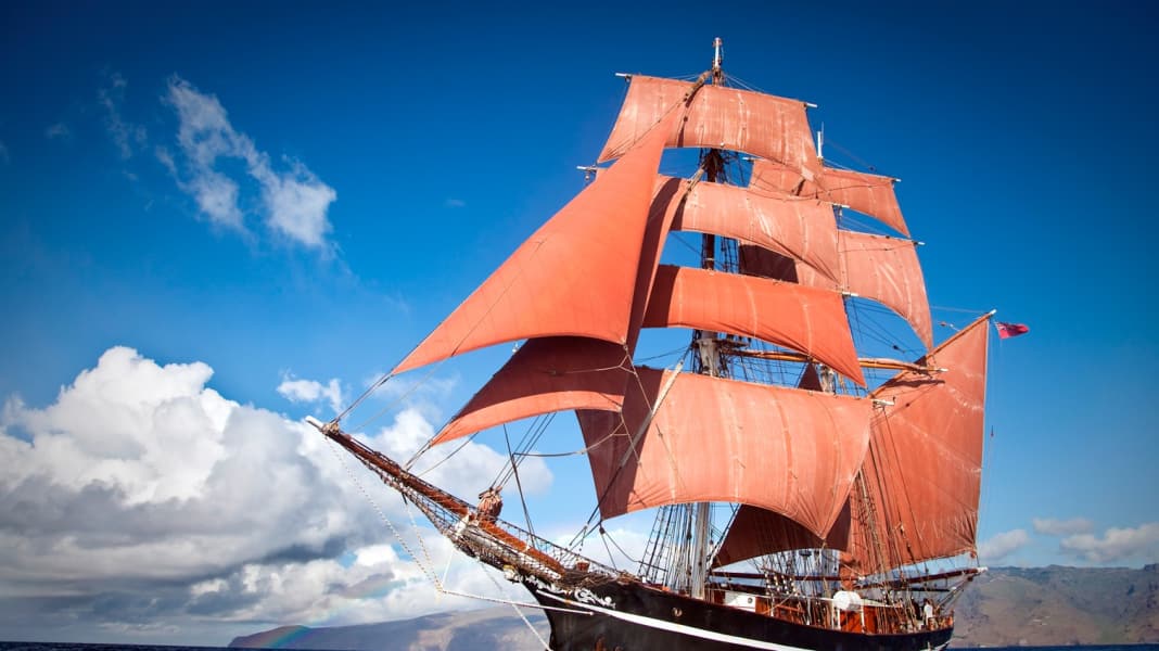 La storica tall ship "Eye of the Wind" festeggia il suo anniversario