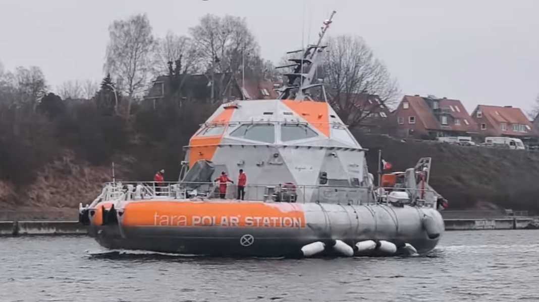 Polarforschung: UFO oder Schiff? Seltener Gast auf dem Nord-Ostsee-Kanal
