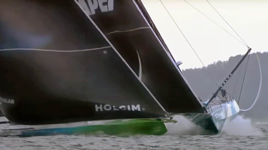 Ocean Race Europe: Video of the dramatic start crash