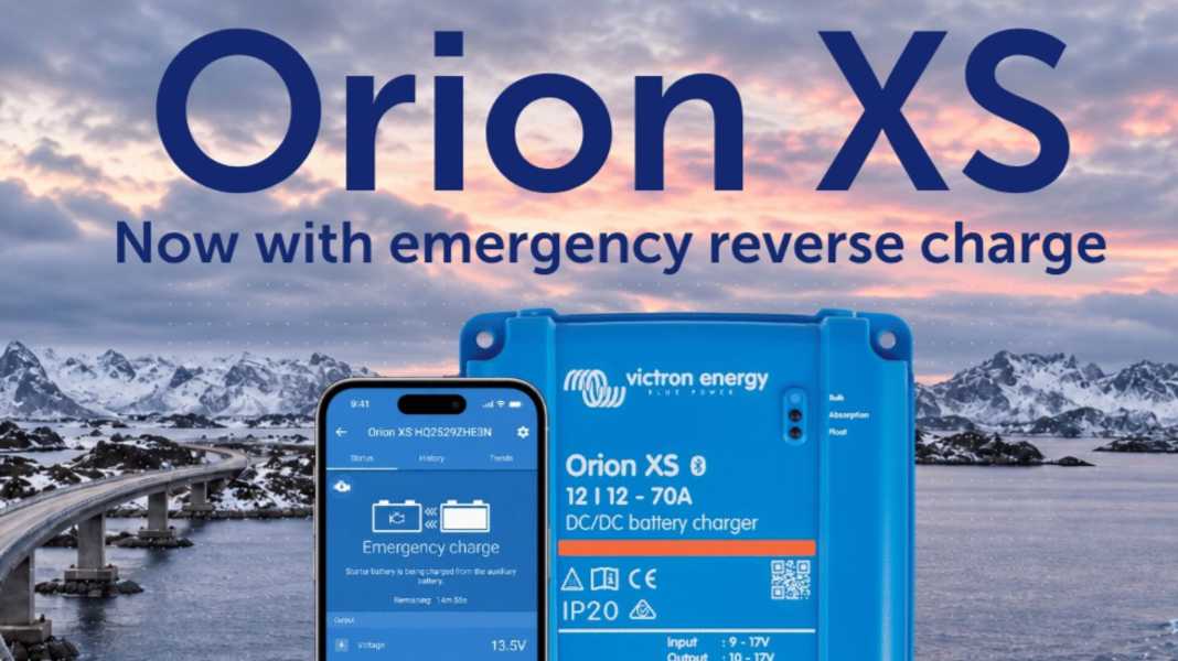 Elektrik: Fimwareupdate für den Victron Orion XS, jetzt lädt er im Notfall auch rückwärts