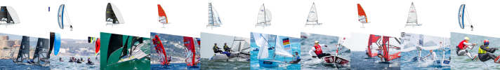 Olympische Segeldisziplinen