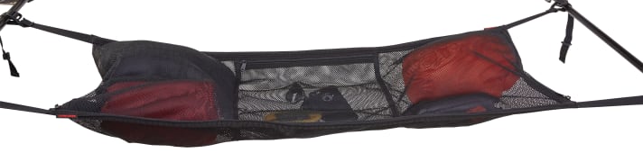 In addition to the Skyrise HD roof tent, there are also matching accessories to be won, such as a practical storage net for hanging ...
