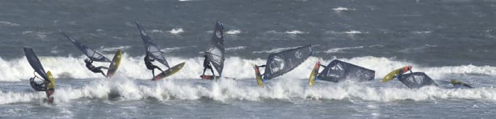 Wenn auch nicht ganz trocken – Mission completed. „Der zählt“, bestätigte Coach Flo Jung.