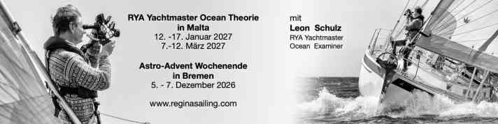 Cours théorique RYA Yachtmaster Ocean à Malte et week-end « Astro-Advent » à Brême