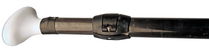 BUGZ Carbon: Compact handle with a well-functioning vario system, which unfortunately wobbles considerably.