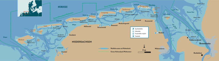 Die ostfriesischen Seegatten