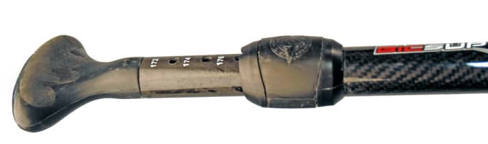 BIC Fibre/Carbon: Comfortable, compact grip with a good vario system.