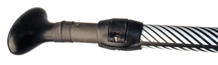 FANATIC Bamboo Carbon 40: The quick-release fastener works smoothly, the knob is easy to handle.