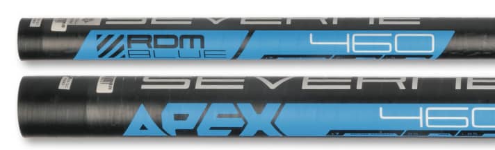 Severne masts: RDM top, SDM bottom