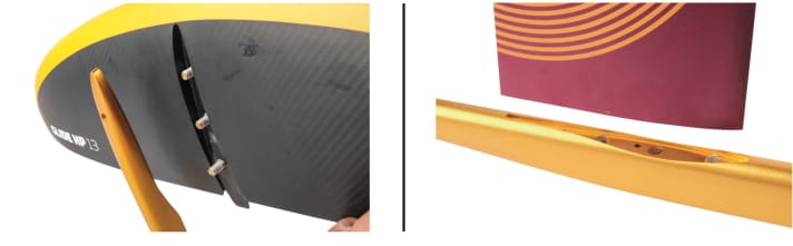 Neilpryde Glide Wind HP 13: Alle Verbindungen sind, wie ebenfalls beim FR 90, auf gute Biegesteifigkeit ausgelegt.