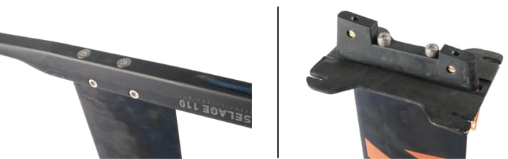 RRD Dynamic WS Alu Set: Die Fuselage wird vierfach verschraubt, der Adapter ist für Tuttle und Doppel-US geeignet.
