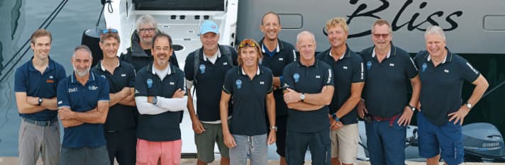 Die Jury: Marinus van Sijdenborgh de Jong/NED, Diego Yriarte/ESP, Toby Hodges/GBR, Sébastien Mainguet/FRA, Lori Schüpbach/SUI, Axel Nissen-Lie/NOR, Roland Duller/AUT, Alberto Mariotti/ITA, Joakim Hermansson/SWE, Morten Brandt Rasmussen/DEN, Pasi Nuutinen/FIN, Jochen Rieker/GER (v. l.)