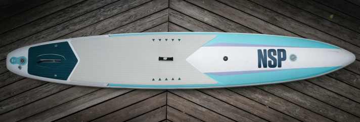 A long, narrow board is particularly stable.