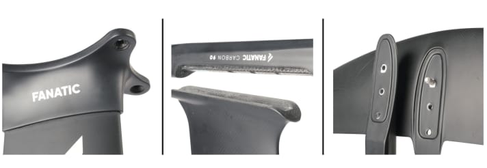 Fanatic Aero Free WS 1000: Head and mast are glued, the other connections are solidly screwed.