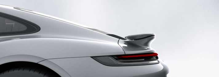 Heckflügel eingefahren