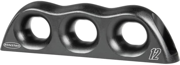 Rontan's Ropeglide organisers have elliptical passages to reduce friction if not all lines are deflected at the same angle