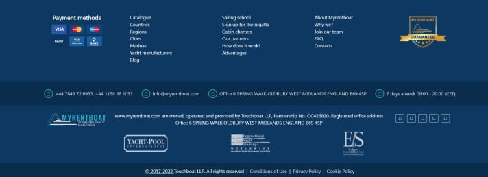Auf der Website sind auch die Logos von Rückversicherern zu finden, mit denen Myrentboat angeblich zusammenarbeitet. Nur dass die nie von der Firma gehört haben